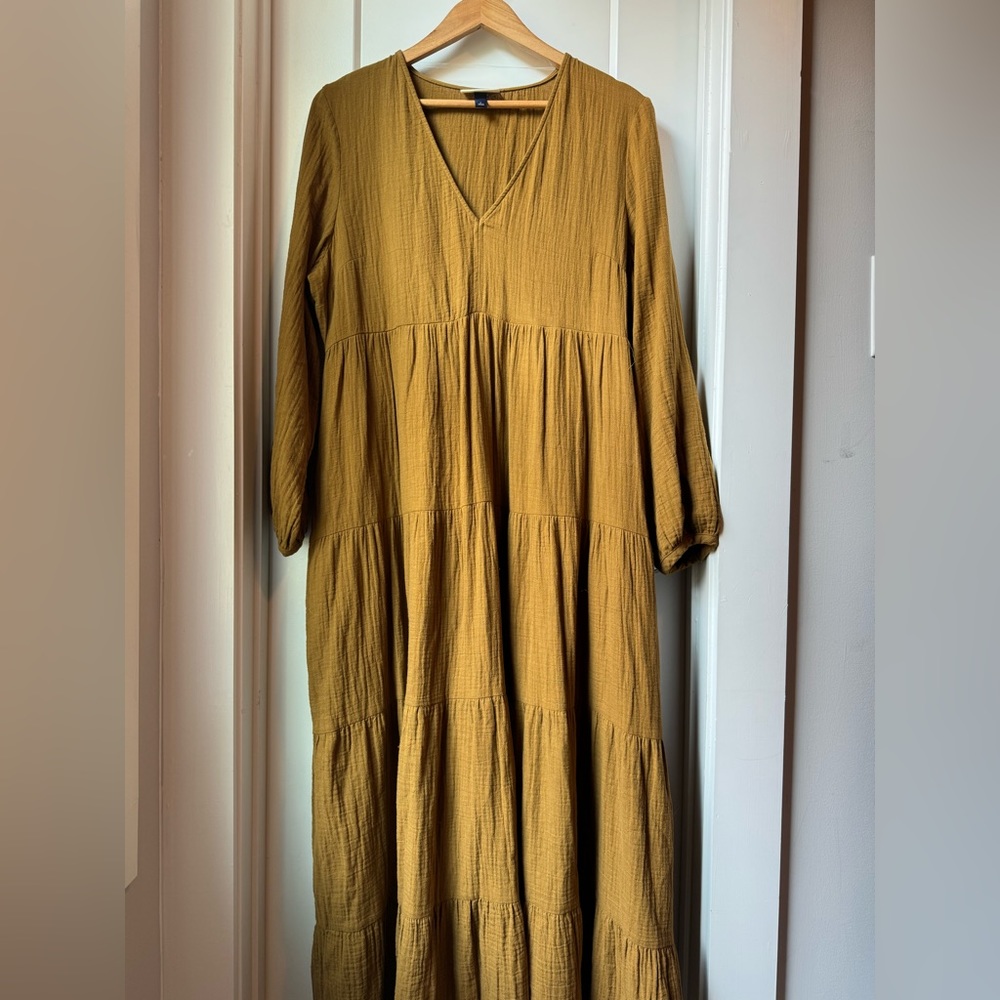 Universal Thread Tiered Long Sleeve Maxi Dress